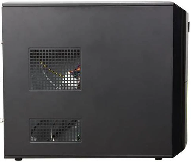 Alt view image 4 of 5 - Moneual MonCaso SONAMU G100 Black SCCC 0.8mm Micro ATX Case (GREEN PC) Computer Case 300W Micro ATX Power Supply Power Supply