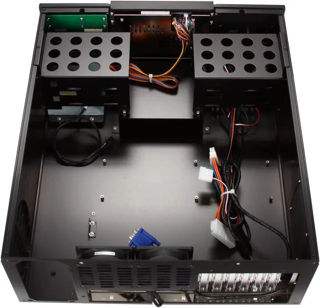 Alt view image 5 of 8 - Moneual Black Aluminum MonCaso 932LB ATX Media Center / HTPC Case