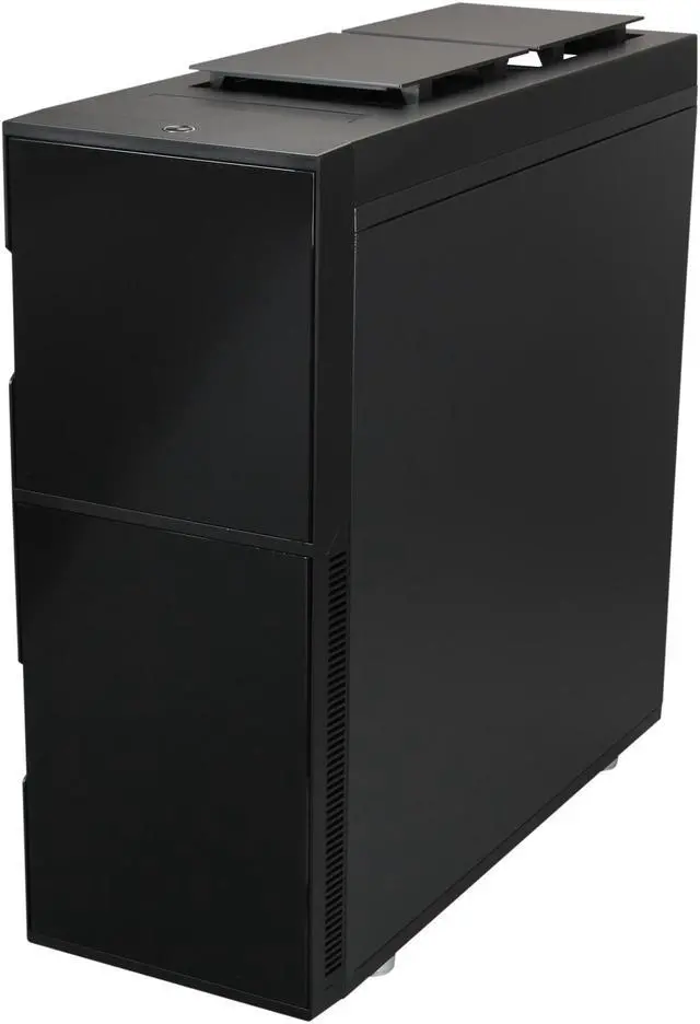 Alt view image 3 of 8 - Nanoxia Deep Silence NXDS6B Black Steel ATX Super Tower Computer Case