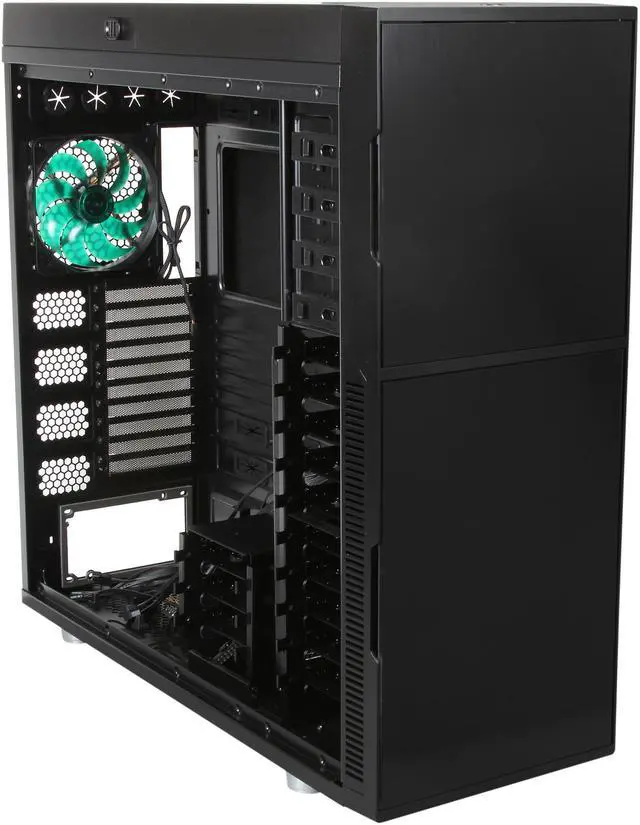 Alt view image 6 of 8 - Nanoxia Deep Silence NXDS6B Black Steel ATX Super Tower Computer Case