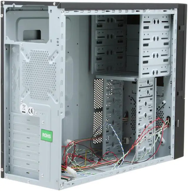 Alt view image 11 of 16 - Aplus CS-188AF Black Steel ATX Mid Tower Computer Case