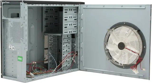 Alt view image 13 of 16 - Aplus CS-188AF Black Steel ATX Mid Tower Computer Case