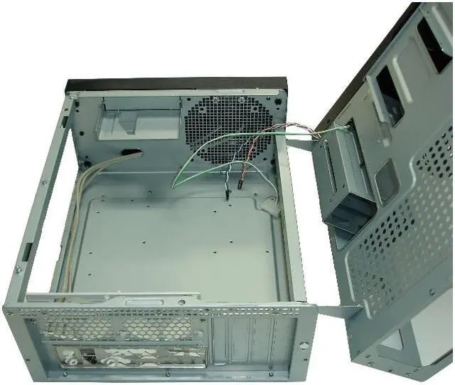 Alt view image 4 of 16 - X-Gene Black 0.65mm SECC Steel 01006 Micro ATX Media Center / HTPC Case