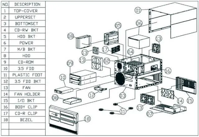 Alt view image 5 of 16 - X-Gene Black 0.65mm SECC Steel 01006 Micro ATX Media Center / HTPC Case