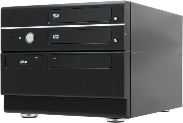 Alt view image 8 of 16 - X-Gene Black 0.65mm SECC Steel 01006 Micro ATX Media Center / HTPC Case