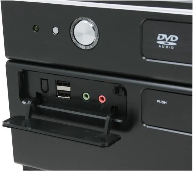 Alt view image 9 of 16 - X-Gene Black 0.65mm SECC Steel 01006 Micro ATX Media Center / HTPC Case