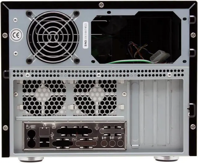 Alt view image 11 of 16 - X-Gene Black 0.65mm SECC Steel 01006 Micro ATX Media Center / HTPC Case