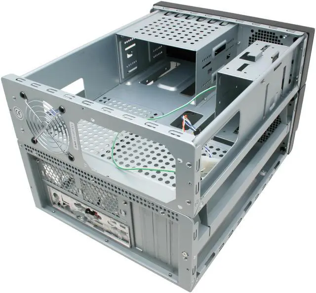 Alt view image 12 of 16 - X-Gene Black 0.65mm SECC Steel 01006 Micro ATX Media Center / HTPC Case