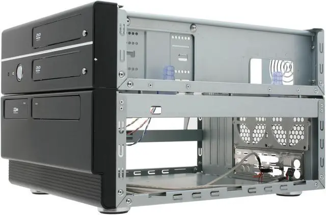 Alt view image 14 of 16 - X-Gene Black 0.65mm SECC Steel 01006 Micro ATX Media Center / HTPC Case