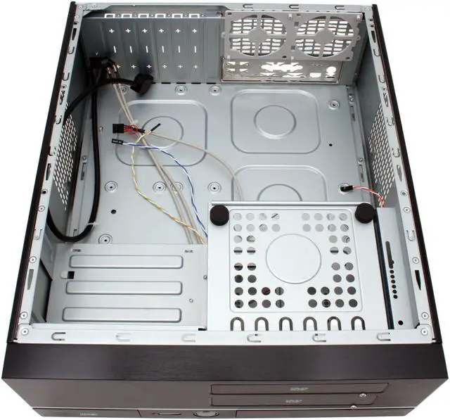 Alt view image 7 of 16 - Spec-Research  01007  Black  SECC  ATX Mid HTPC Computer Case No  Power Supply