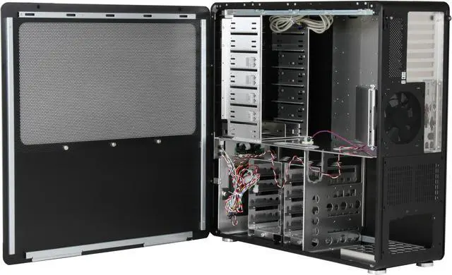 Alt view image 5 of 12 - Tagan Aplus CS-Black Pearl Black Aluminum ATX Full Tower Computer Case