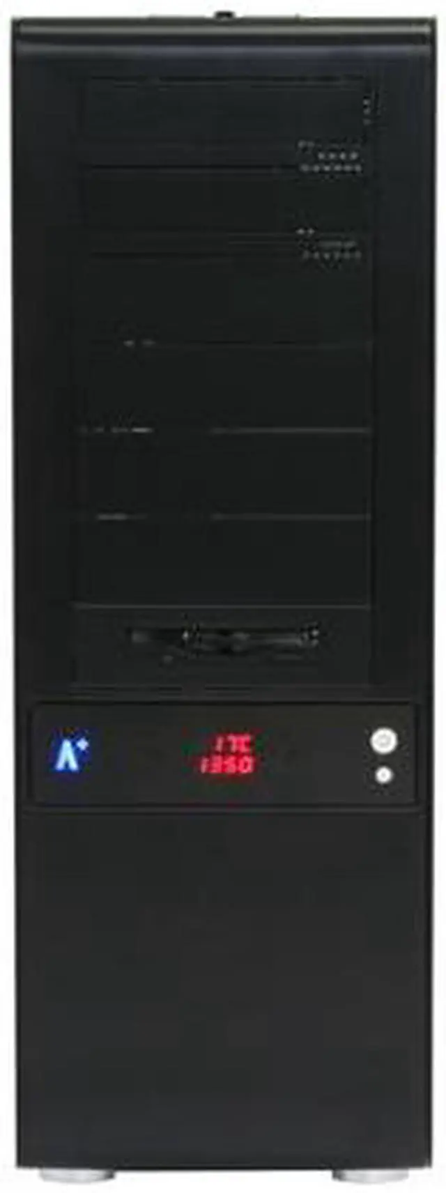 Alt view image 2 of 12 - Tagan Aplus CS-Black Pearl Black Aluminum ATX Full Tower Computer Case