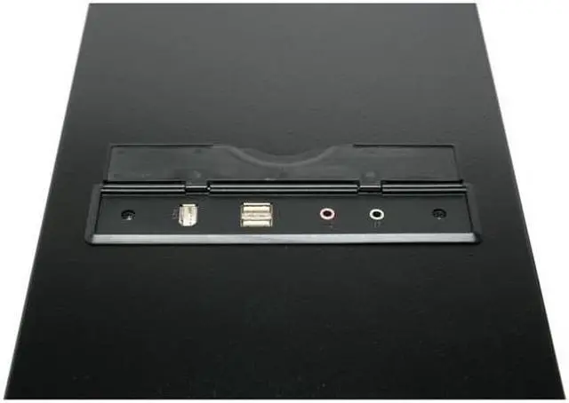 Alt view image 5 of 15 - Tagan Aplus CS-EL Diablo Black 0.8mm SECC ATX Full Tower Computer Case