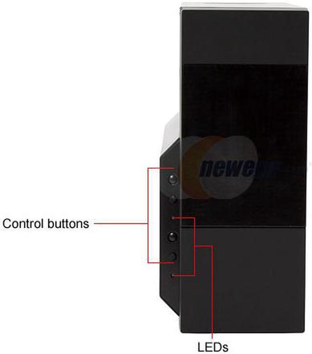 Alt view image 2 of 16 - Aplus CS-Monolith Black SECC Steel ATX Full Tower Computer Case