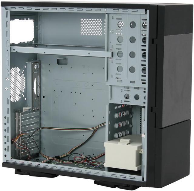 Alt view image 11 of 16 - Aplus CS-Monolith Black SECC Steel ATX Full Tower Computer Case