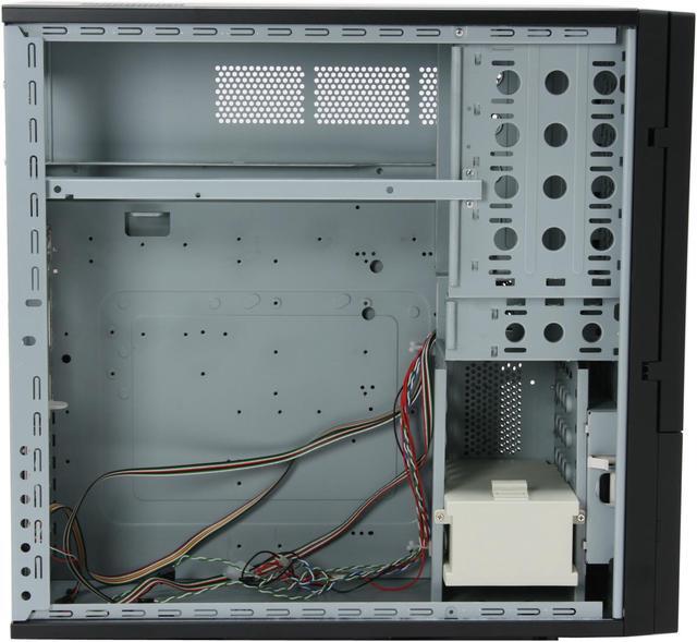 Alt view image 12 of 16 - Aplus CS-Monolith Black SECC Steel ATX Full Tower Computer Case
