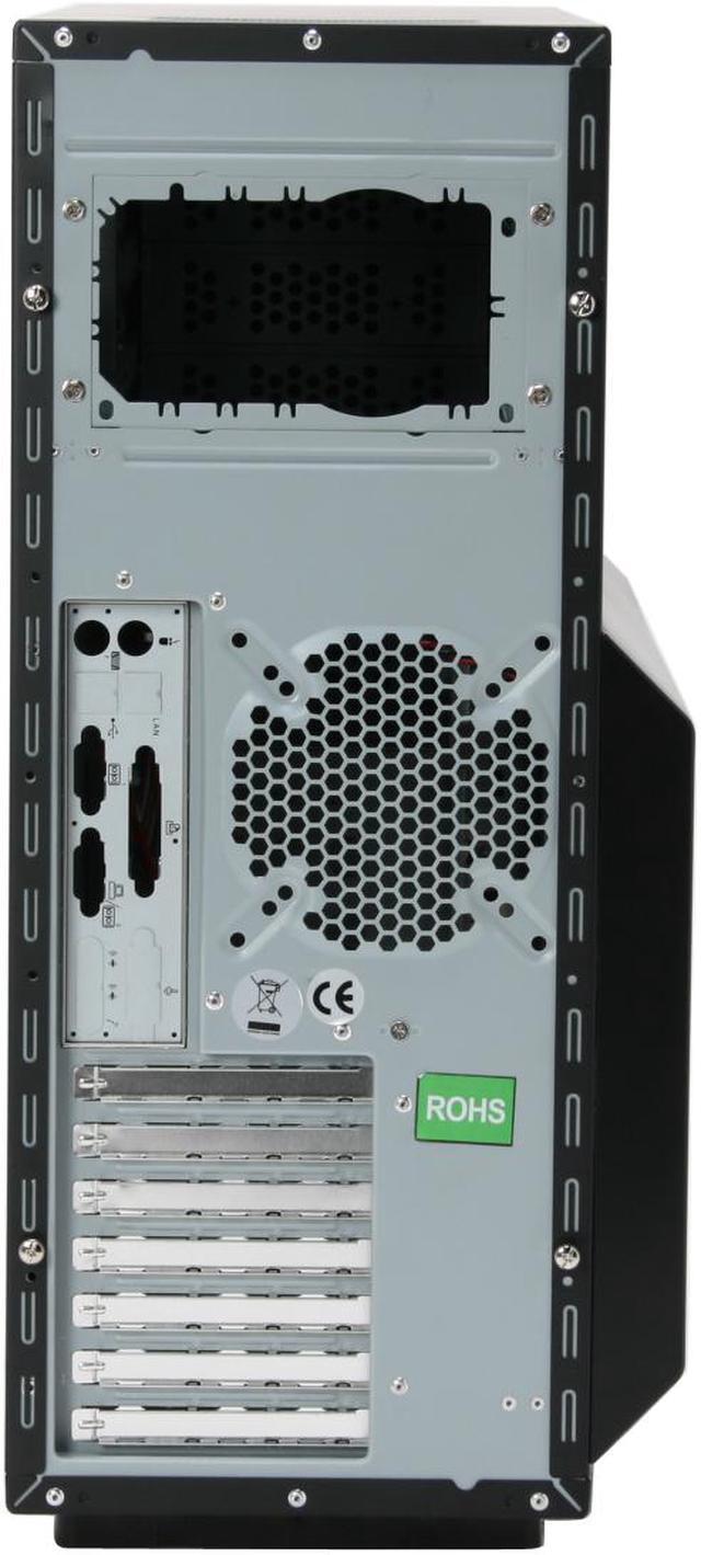 Alt view image 6 of 16 - Aplus CS-Monolith Black SECC Steel ATX Full Tower Computer Case