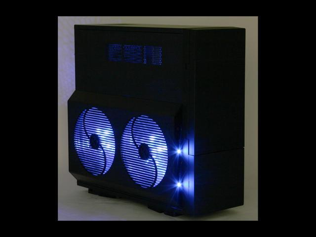 Alt view image 13 of 16 - Aplus CS-Monolith Black SECC Steel ATX Full Tower Computer Case