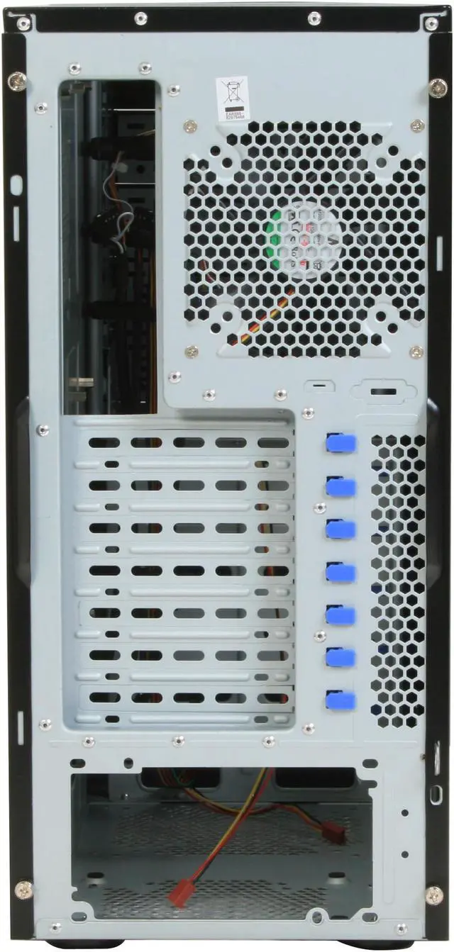 Alt view image 10 of 11 - Tagan CS-A+ Seenium Black Steel / Plastic ATX Mid Tower Computer Case