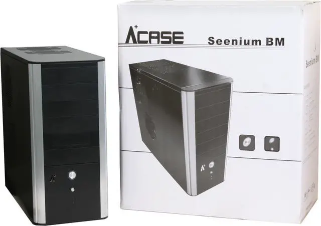 Alt view image 11 of 11 - Tagan CS-A+ Seenium Black Steel / Plastic ATX Mid Tower Computer Case