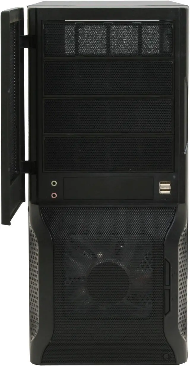 Alt view image 4 of 12 - Tagan CS-A+Curbic Black Steel / Plastic ATX Mid Tower Computer Case