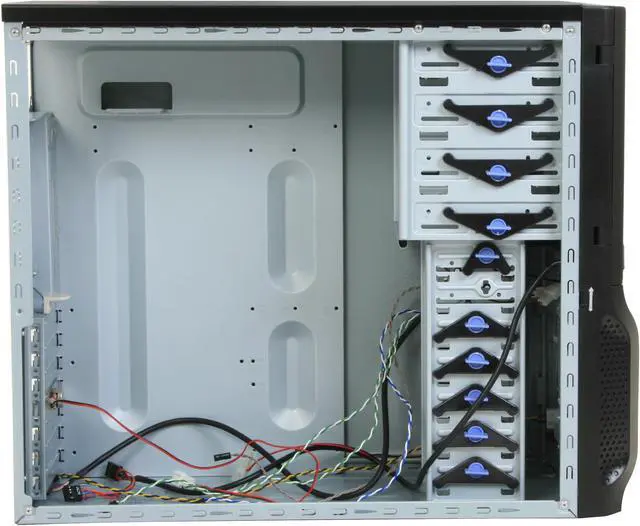 Alt view image 8 of 12 - Tagan CS-A+Curbic Black Steel / Plastic ATX Mid Tower Computer Case
