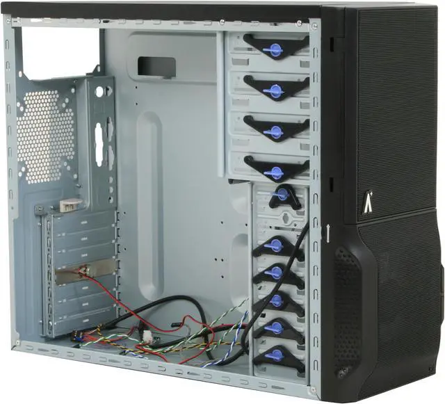 Alt view image 9 of 12 - Tagan CS-A+Curbic Black Steel / Plastic ATX Mid Tower Computer Case