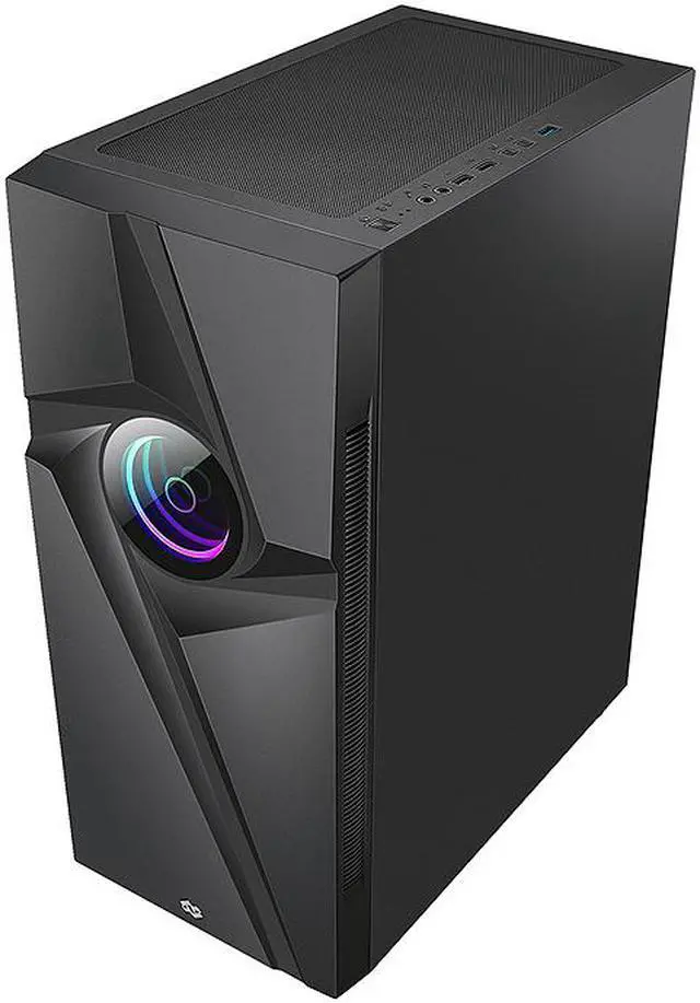 Alt view image 2 of 10 - Bgears Vortex Black Middle Tower ATX Middle Tower ATX