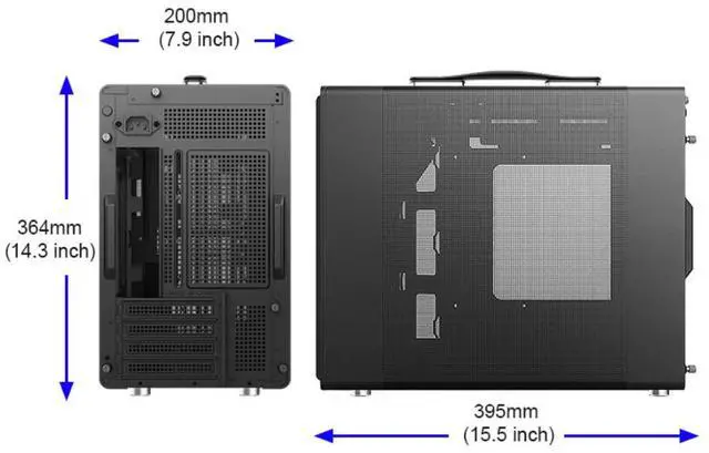 Alt view image 4 of 7 - Bgears Black Micro ATX Cases, b-Pellucid Mini - Black, Micro-ATX / ITX  BG30132