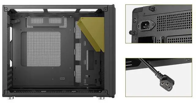 Alt view image 7 of 7 - Bgears Black Micro ATX Cases, b-Pellucid Mini - Black, Micro-ATX / ITX  BG30132