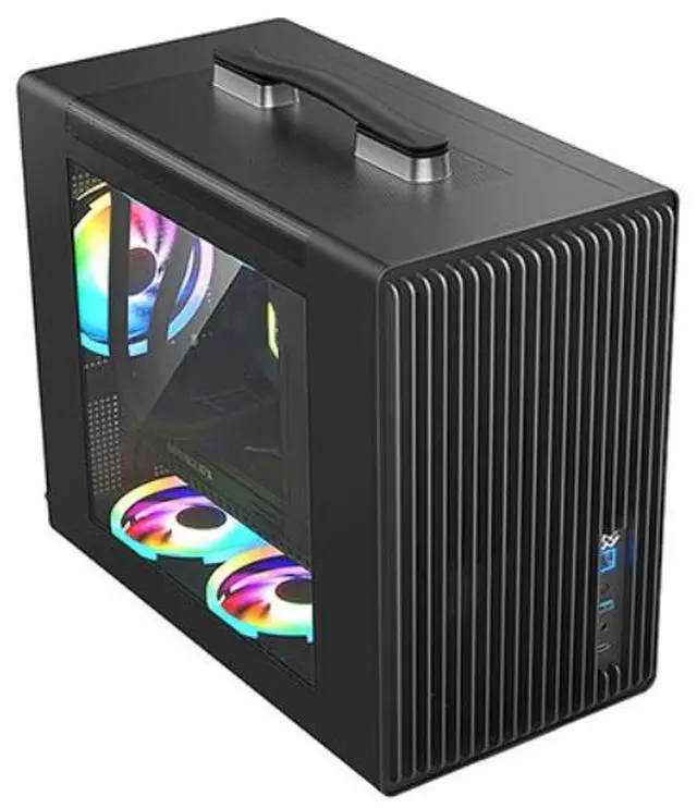 Main image of Bgears Black Micro ATX Cases, b-Pellucid Mini - Black, Micro-ATX / ITX  BG30132