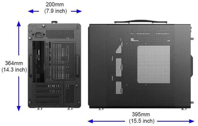 Alt view image 4 of 7 - Bgears White Micro ATX Cases,  ABS + Mesh, USB3.0 + Type C + Mic / HD Audio, White   BG30149