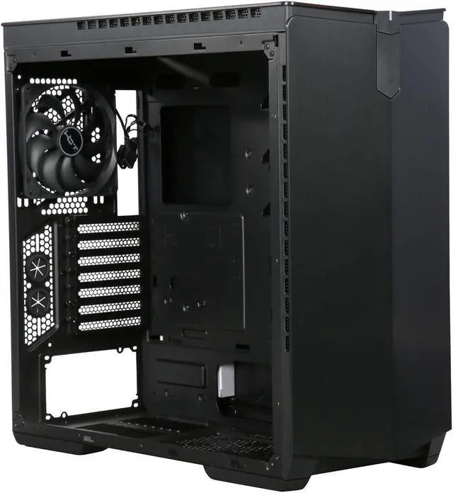 Alt view image 7 of 10 - HBT Gravity6 TC-600GA-BOV1 Aluminum / SECC ATX Mid Tower Computer Case