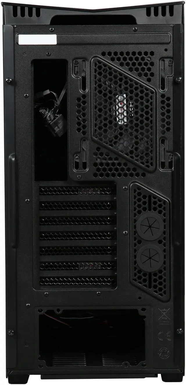 Alt view image 9 of 10 - HBT Gravity6 TC-600GA-BOV1 Aluminum / SECC ATX Mid Tower Computer Case