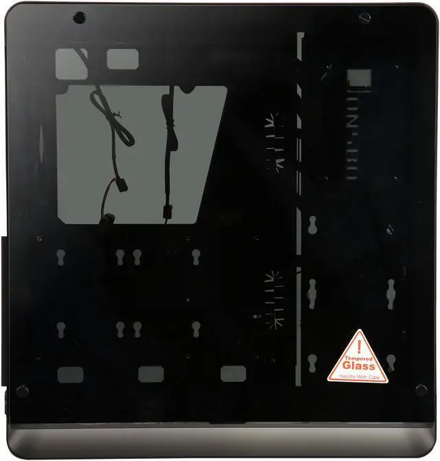 Alt view image 4 of 9 - Jonsbo UMX4 Window Version BK ATX Mid-Tower Case, Dual Tempered Glass Panels, Brushed Aluminum Rounded Corners