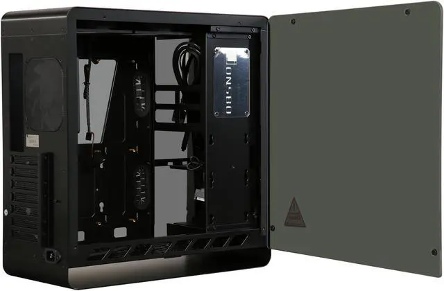 Alt view image 5 of 9 - Jonsbo UMX4 Window Version BK ATX Mid-Tower Case, Dual Tempered Glass Panels, Brushed Aluminum Rounded Corners