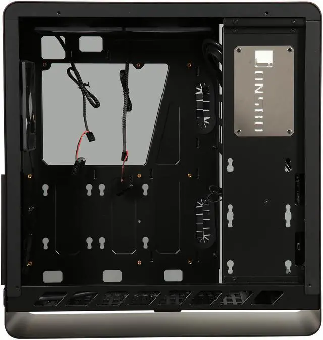 Alt view image 6 of 9 - Jonsbo UMX4 Window Version BK ATX Mid-Tower Case, Dual Tempered Glass Panels, Brushed Aluminum Rounded Corners