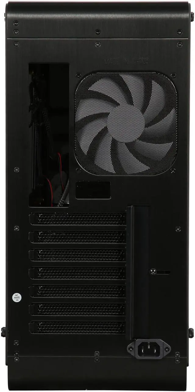 Alt view image 8 of 9 - Jonsbo UMX4 Window Version BK ATX Mid-Tower Case, Dual Tempered Glass Panels, Brushed Aluminum Rounded Corners