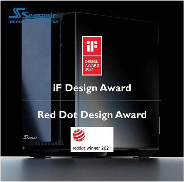 Alt view image 2 of 16 - Seasonic SYNCRO Q704 Case, 2021 iF and Red Dot Design Award Winner, Cable Management Design to Create Quality & Clean Look, Use with SYNCRO PSU Highly Recommended