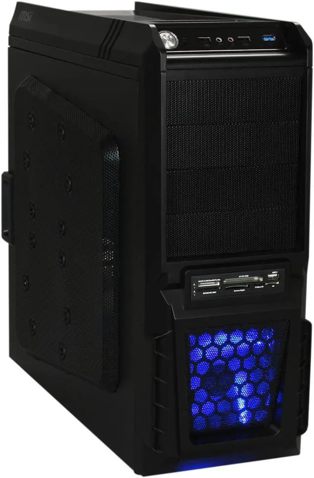 Main image of MSI Nighthawk IN-9390 Black Steel ATX Mid Tower Computer Case