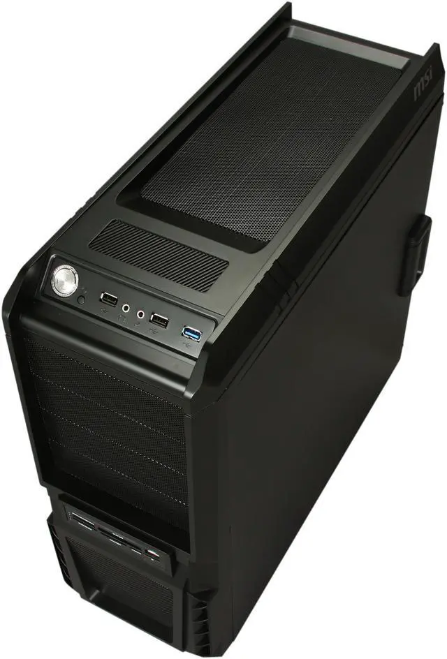 Alt view image 8 of 10 - MSI Nighthawk IN-9390 Black Steel ATX Mid Tower Computer Case