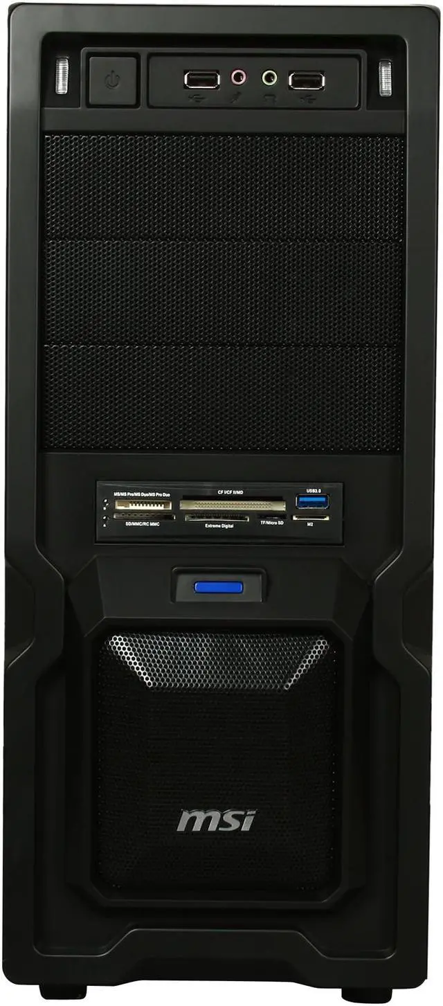 Alt view image 2 of 9 - MSI Raptor IN-9410 Black Steel ATX Mid Tower Computer Case