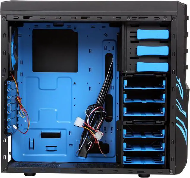 Alt view image 6 of 10 - MSI Ravager IN-623 Black Steel ATX Mid Tower Computer Case