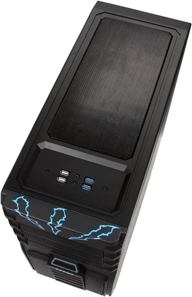Alt view image 8 of 10 - MSI Ravager IN-623 Black Steel ATX Mid Tower Computer Case