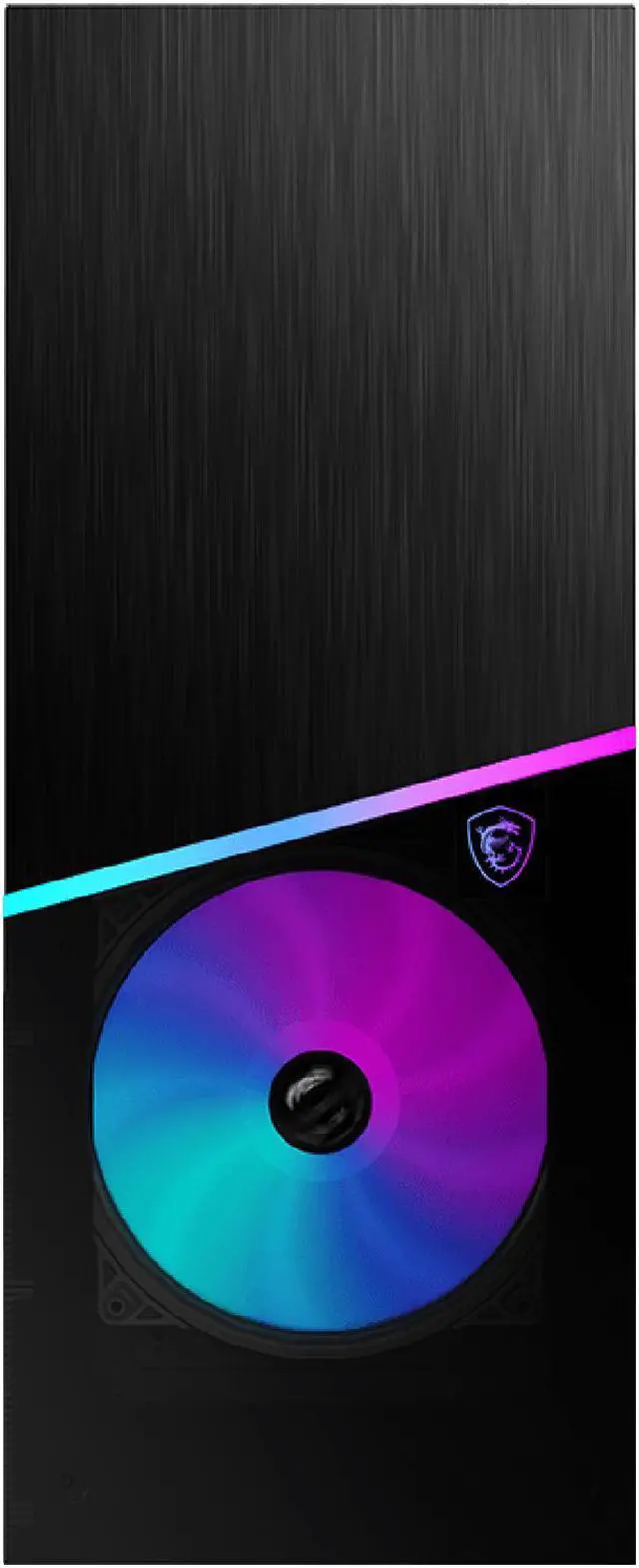 Alt view image 4 of 14 - MSI MPG SEKIRA 500X Mid-Tower Aluminum and Steel Computer Case Designed for up to EATX Motherboards with USB 3.2 Gen 2 Type-C, 2x Tool-Less Tempered Glass, and Five Case Fans included.