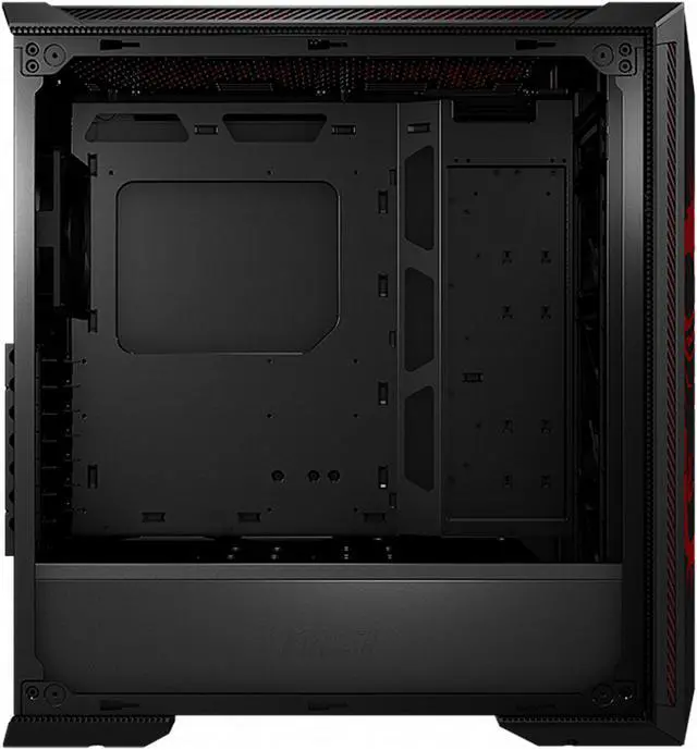 Alt view image 11 of 14 - MSI MPG GUNGNIR 100D Mid Tower Chassis Support up to EATX Motherboard, Side Panel of 4mm Tempered Glass, 120mm Fan, Reserved Cooling Space and Front USB 3.0 Ports