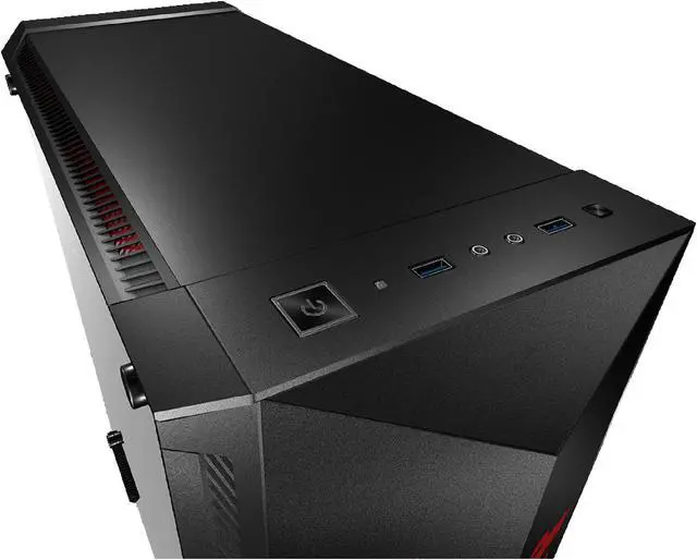 Alt view image 7 of 14 - MSI MPG GUNGNIR 100D Mid Tower Chassis Support up to EATX Motherboard, Side Panel of 4mm Tempered Glass, 120mm Fan, Reserved Cooling Space and Front USB 3.0 Ports