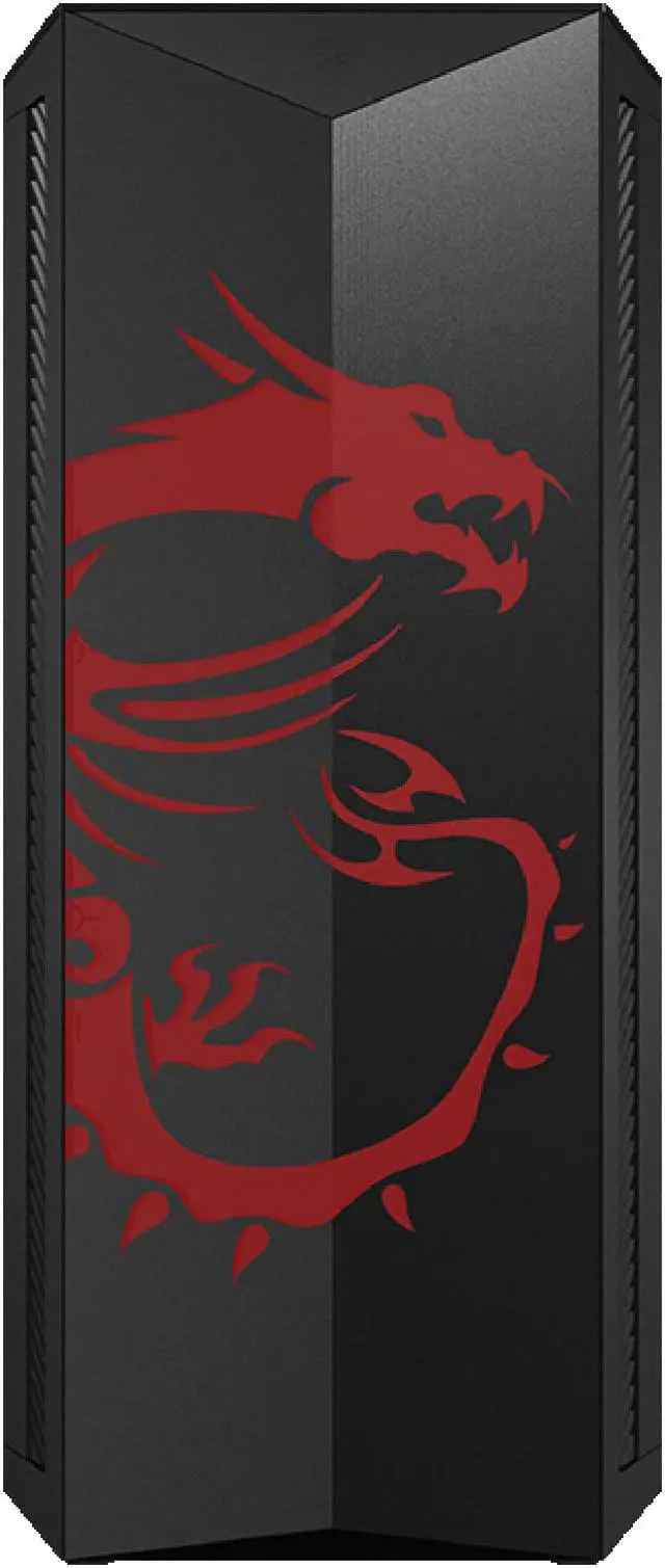 Alt view image 2 of 14 - MSI MPG GUNGNIR 100D Mid Tower Chassis Support up to EATX Motherboard, Side Panel of 4mm Tempered Glass, 120mm Fan, Reserved Cooling Space and Front USB 3.0 Ports