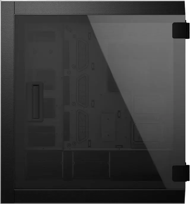 Alt view image 6 of 12 - MSI MPG SEKIRA 500P Black Steel / Tempered Glass ATX Mid Tower Computer Case