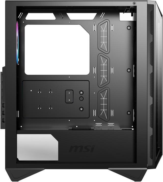 Alt view image 5 of 12 - MSI MPG GUNGNIR 110R Black ATX Mid Tower Computer Case